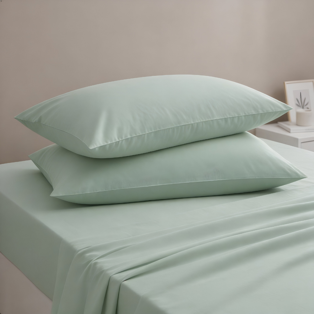 Noroki® - Kopfkissenbezug Set Eukalyptus Lyocell