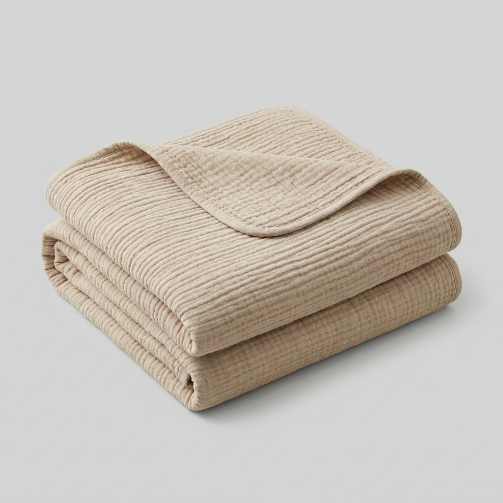 Noroki - Musselin Kuscheldecke Lyocell